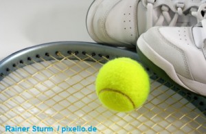 Themengrafik Tennis (Link auf www.pixelio.de muss gesetzt werden!!!!!)