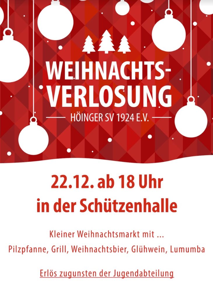 Weihnachtsverlosung Höingen