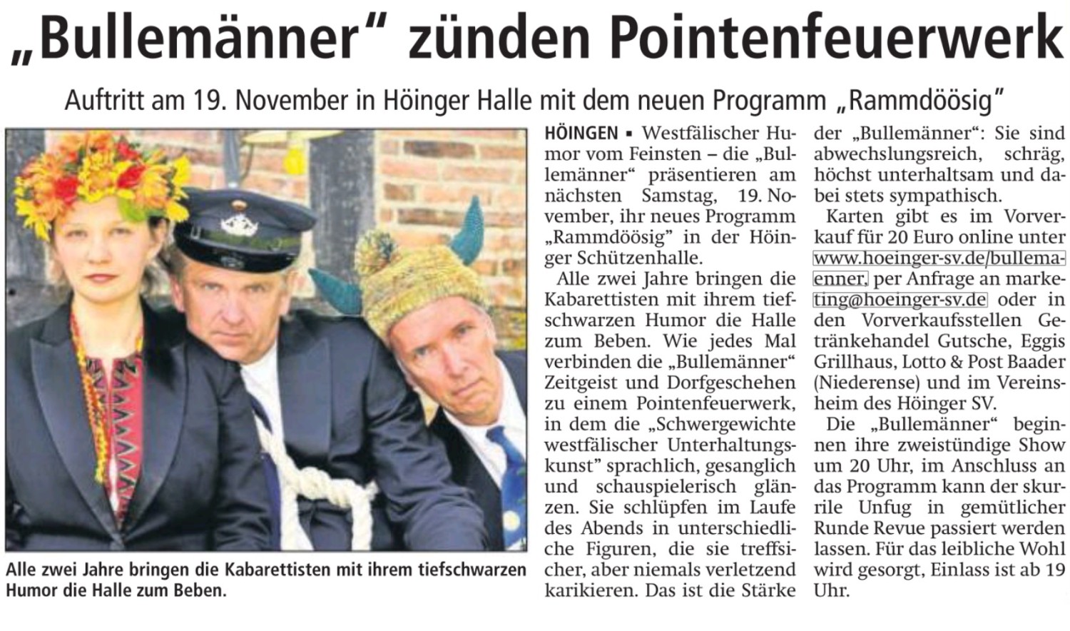 Quelle: Soester Anzeiger 12.11.2016