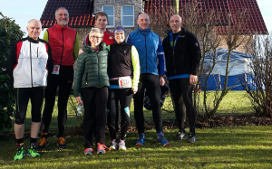 Der Höinger Lauftreff vor dem Silvesterlauf Werl nach Soest 2016